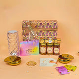 Diwali Hampers with Home Decor Crystal Lamp & Treats