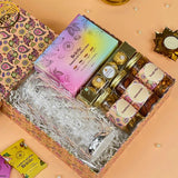 Diwali Hampers with Home Decor Crystal Lamp & Treats