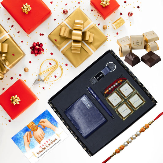 Premium Raksha Bandhan Gift Set - Personalized Keepsake for Siblings - Giftana 