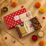 Online Gifts for Rakhi with Laxmi & Ganesha Idol Set
