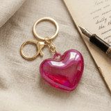 Red Heart Keychain Cute Key Ring for Bags and Accessories