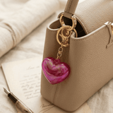 Red Heart Keychain Cute Key Ring for Bags and Accessories
