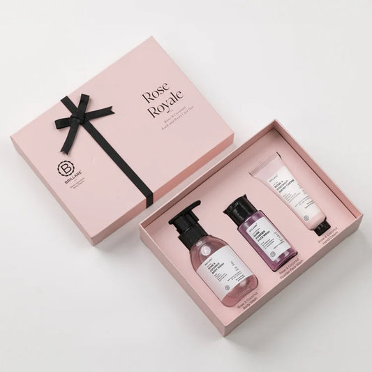Rose Royale Rose & Coconut Bath and Body Care Gift Set for Women