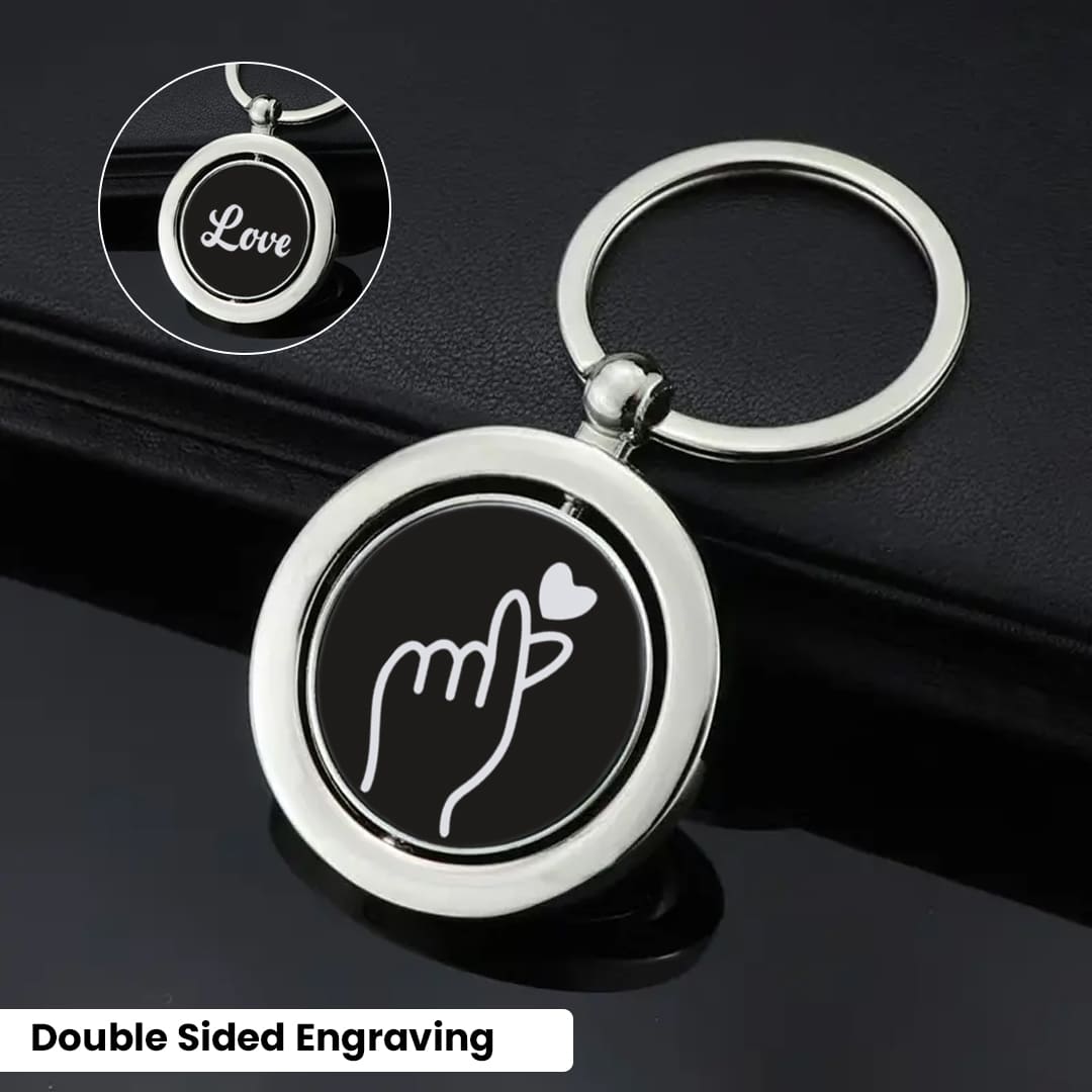Round keychain1