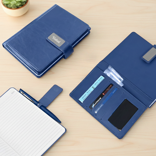 Elegant Personalized Gift : Stylish Big Magnet Diary for Notes & Plans