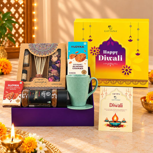 Scented Moments, Brews & Sustainable Diwali Gift Hamper