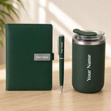 3-in-1 Office Essentials Gift Set with Tumbler & Notebook