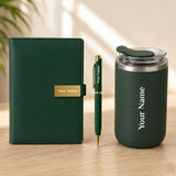 3-in-1 Office Essentials Gift Set with Tumbler & Notebook