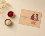 Silicone Tumbler Rakhi Gift Set with Brownie