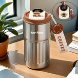 Personalized Gift : Premium LED Display Thermos Flask