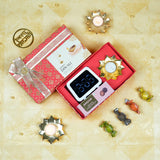 Elegant Diwali Gifts with Alarm Clock & Choco Goodies