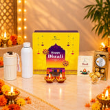 Smart Diwali Gift Set with Temperature Tumbler, Flask & Ferrero Rocher