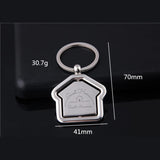 Engraved Keychain - Sweet Home, Sweet Memories Gift