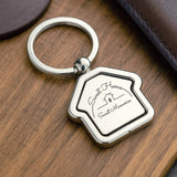 Engraved Keychain - Sweet Home, Sweet Memories Gift