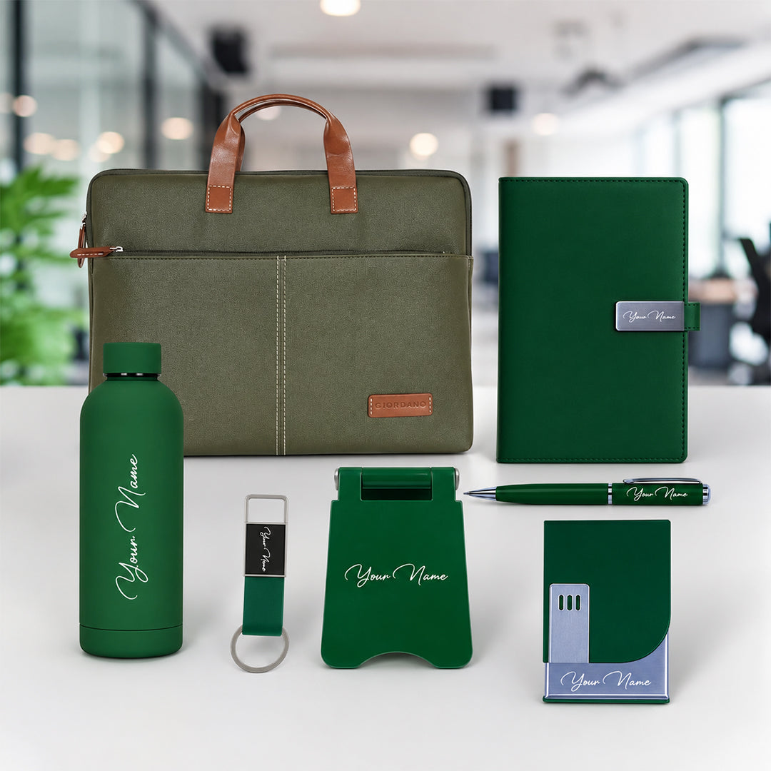 The Complete Personalized 7-in-1 Office Gift Set