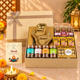 The Golden Gourmet Treasures Diwali Gift Baskets