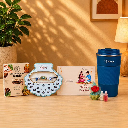 Unique Rakhi Festival Gifts with Engraved Tumbler
