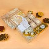 Deluxe Diwali Hamper - Wireless Charging Lamp & Sweets