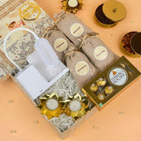 Deluxe Diwali Hamper - Wireless Charging Lamp & Sweets