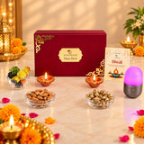Utsav-E-Noor – XECH Zen Self-Balancing Lamp, Dry Fruits & Diwali Gift Set