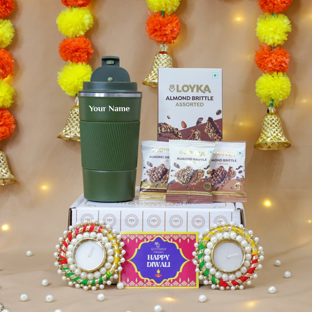 Giftana Diwali Personalized Gift Set - GreenGiftana 