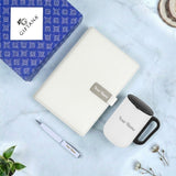 Personalized Coffee Mug Set with Diary and Pen for Everyday Use