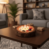 Premium Poker Candle Decor Wooden Bowl Gifts for Him