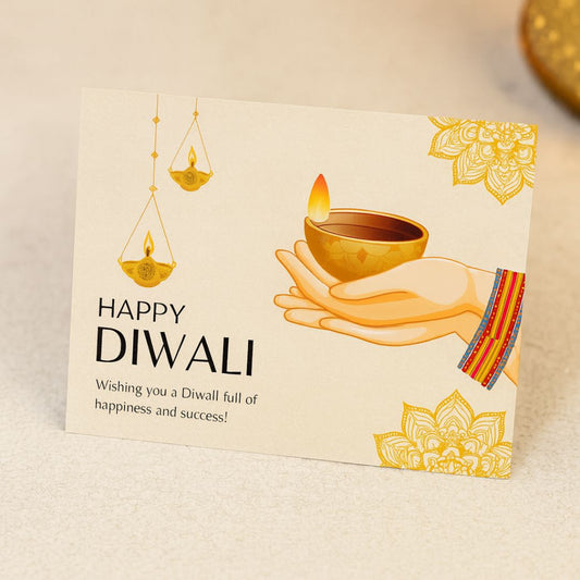 Premium Diwali Gift Hamper with Flavored Cashews, Almonds & Desk Clock Organizer