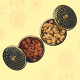 Unique Diwali Treat Box - Chocolates, Dry Fruits & Card