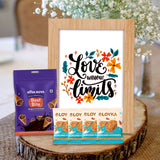 Eco-Friendly Gifts Nova Photo Frame with Almond Cookies