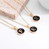 Elegant A to Z Necklace Black : Perfect Necklace Gifts for Every Style - Giftana 