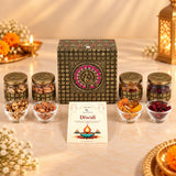 Peacock 4 Jar – Dry fruit diwali gift hamper