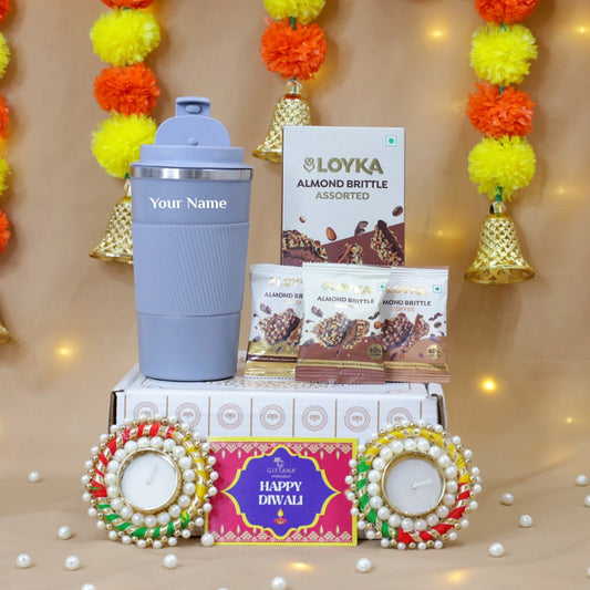 Diwali Personalized Drinkware Gift Set
