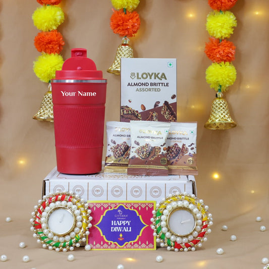 Diwali Personalized Drinkware Gift Set
