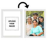 Personalized Gift : Custom White Photo Frame with 2 Kit Kat Chocolates