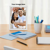 Personalized Gift : Custom White Photo Frame with 2 Kit Kat Chocolates