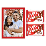 Personalized Photo Frame Gift Set – 2 Kit Kat Chocolates