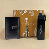 3-in-1 Personalised Gift Set - Sports Bottle, Pen & Diary