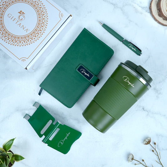 Premium 4-in-1 Office Gift Set - Personalized with Name